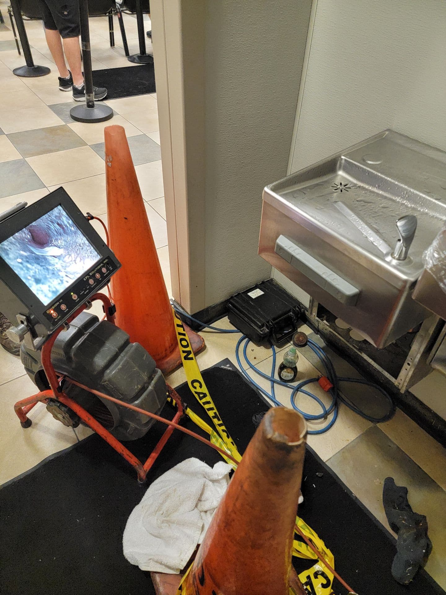 Sewer Line Inspection at Local DMV by Experts image