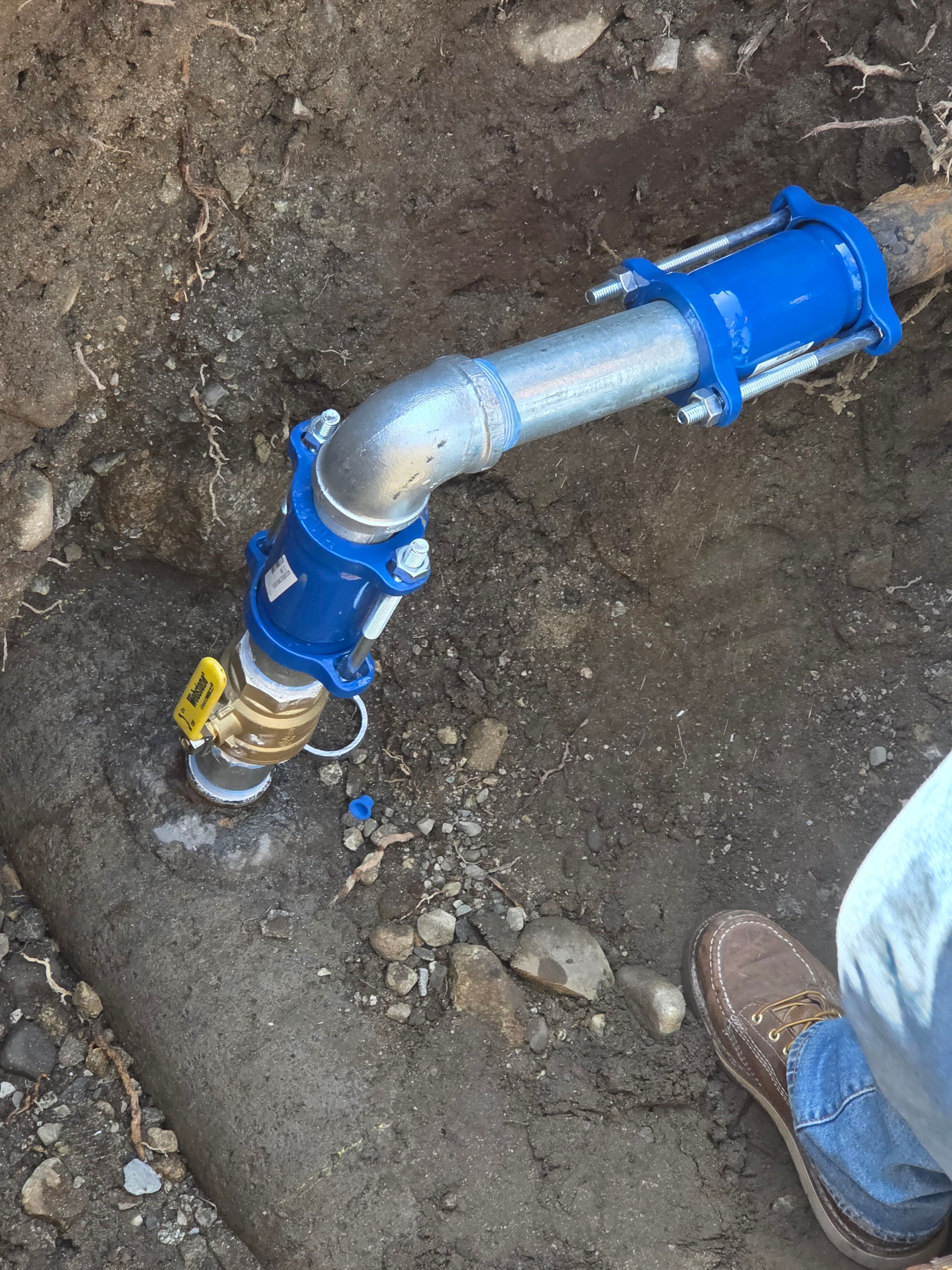Project 2-Inch Water Main Line Repair in Fontana image