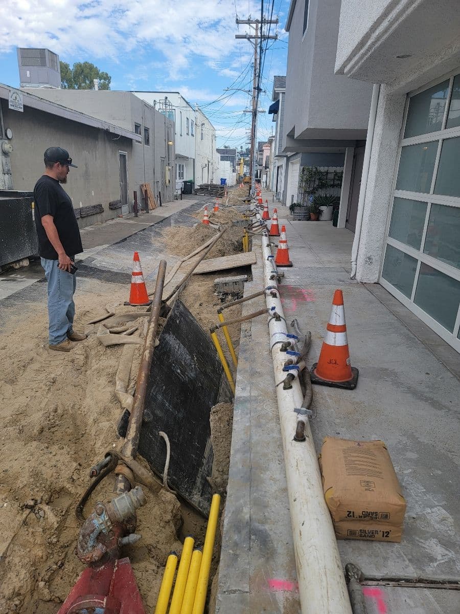 Balboa Island Water Main Installation